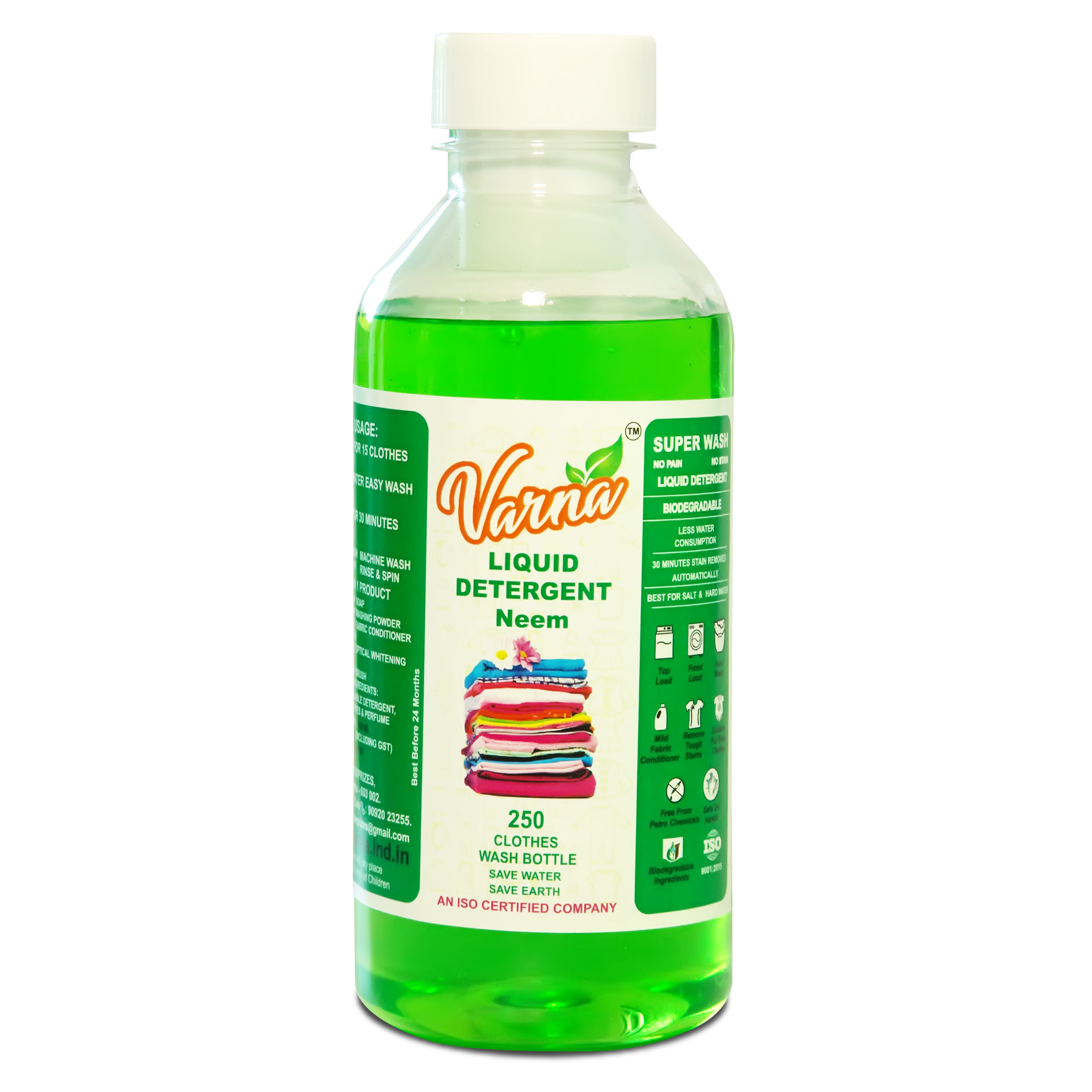 Varna Bio – Neem Detergent Liquid 500 ml 01