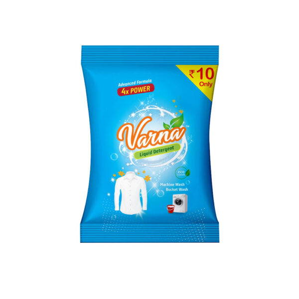 Varna Bio-Detergent Liquid Pack of 12 Sachets (Blue)
